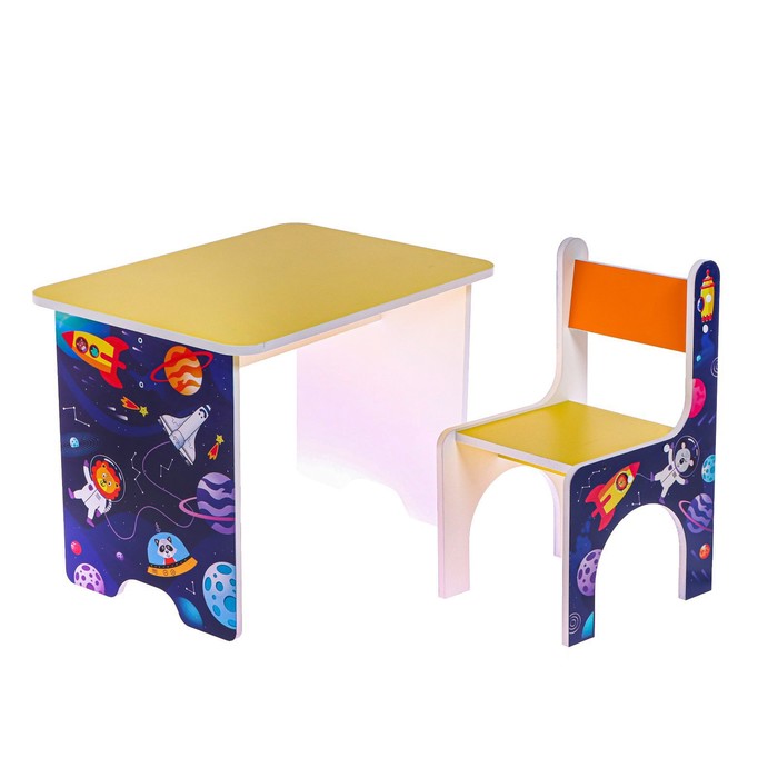 фото Комплект мебели «космос», стол + стул zabiaka
