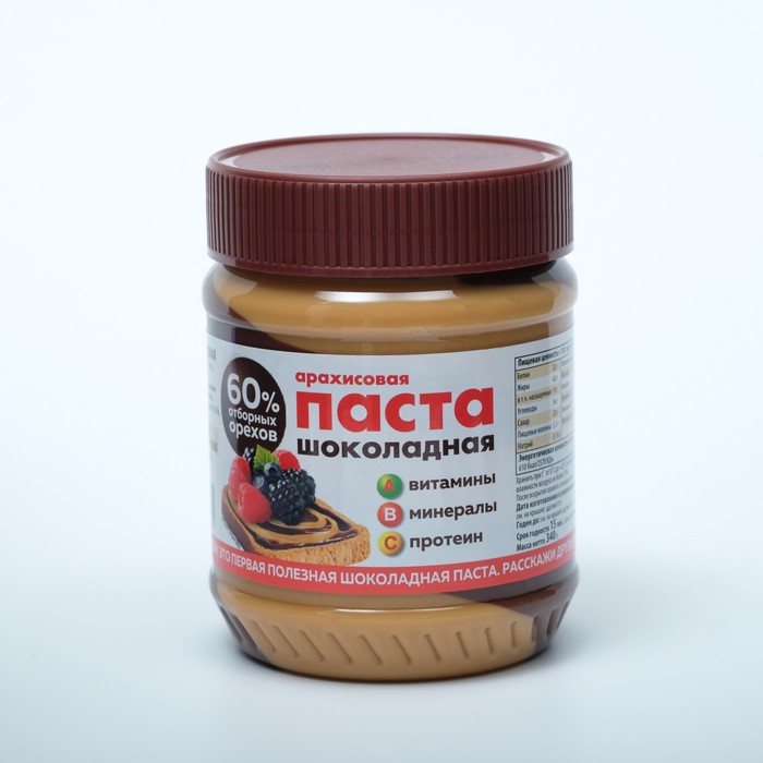 Шоколадная паста "АП", арахисовая, 340 г 
Шоколадная паста "АП", арахисовая, 340 г