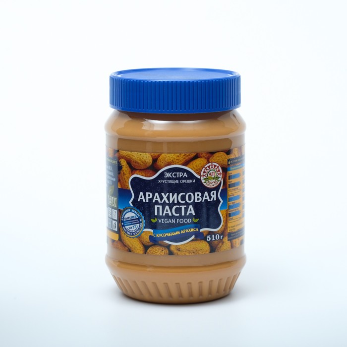 Арахисовая паста "АП" экстра, с кусочками, 510 г
Арахисовая паста "АП" экстра, с кусочками, 510 г