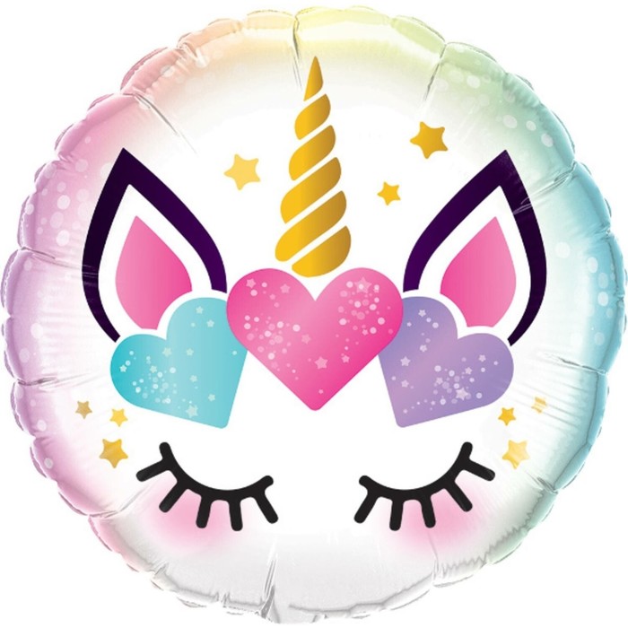 Шар фольгированный 18'' «Нежный единорог», круг
Шар фольгированный 18'' «Нежный единорог», круг