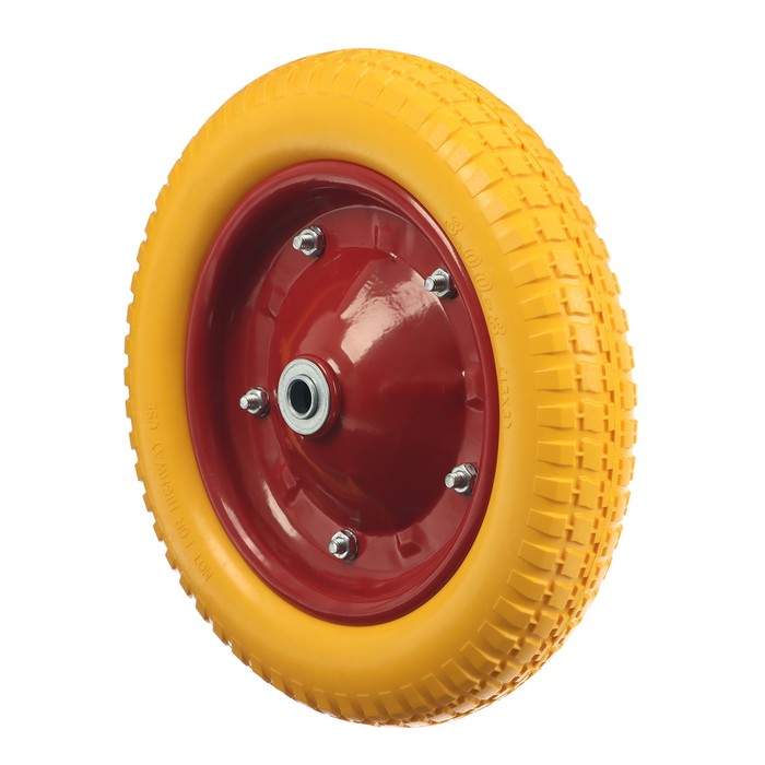 Колесо полиуретановое, d = 340 мм, ступица: диаметр 16 мм, длина 89 мм, ширина покрышки 63 мм
Колесо полиуретановое, d = 340 мм, ступица: диаметр 16 мм, длина 89 мм, ширина покрышки 63 мм