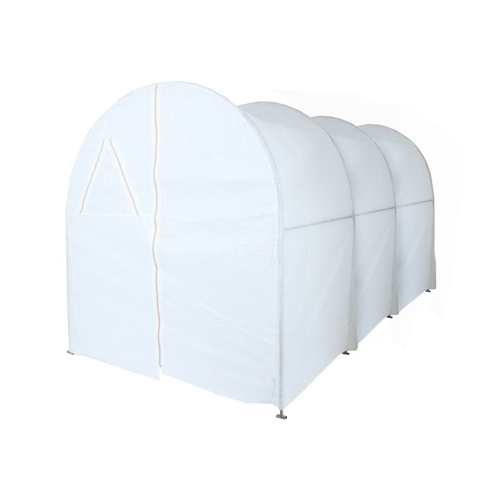 Теплица, 4.5 × 2 × 2 м, оцинкованная сталь, 20 × 20, спанбонд ламинированный 100 г/м², «МегаЦинк»
Теплица, 4.5 × 2 × 2 м, оцинкованная сталь, 20 × 20, спанбонд ламинированный 100 г/м², «МегаЦинк»