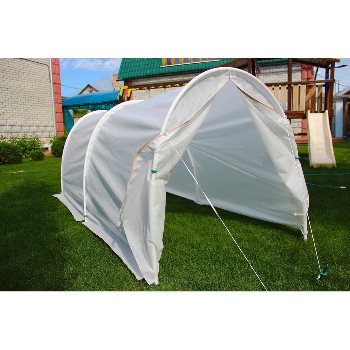 Парник прошитый, длина 6 м, 4 дуги из пластика, дуга L = 2.8 м, d = 20 мм, спанбонд 60 г/м², на молнии, «Отличник-Стандарт»
Парник прошитый, длина 6 м, 4 дуги из пластика, дуга L = 2.8 м, d = 20 мм, спанбонд 60 г/м², на молнии, «Отличник-Стандарт»