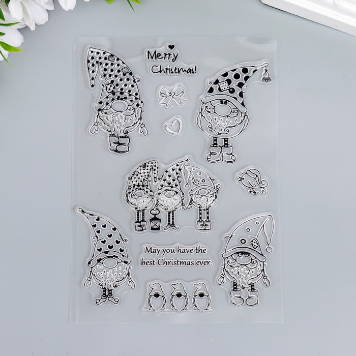 Штамп для творчества силикон "Гномики" 16х11 см
Штамп для творчества силикон "Гномики" 16х11 см