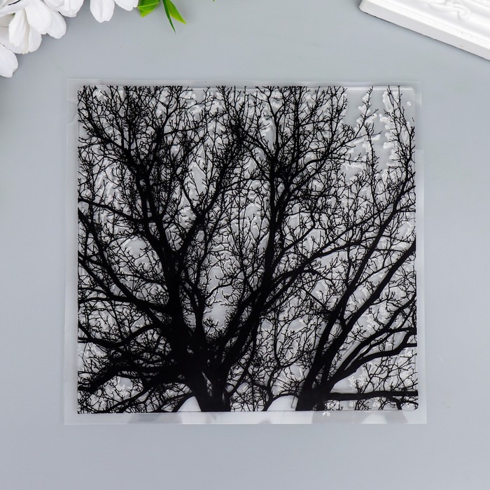 Штамп для творчества силикон "Крона дерева" 14х14 см
Штамп для творчества силикон "Крона дерева" 14х14 см