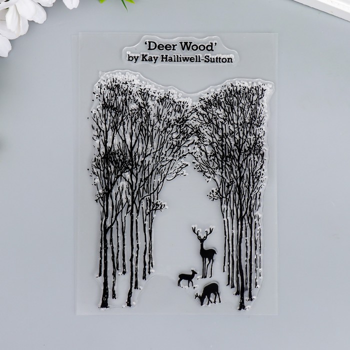 Штамп для творчества силикон "Оленята на аллее" 16х11 см
Штамп для творчества силикон "Оленята на аллее" 16х11 см