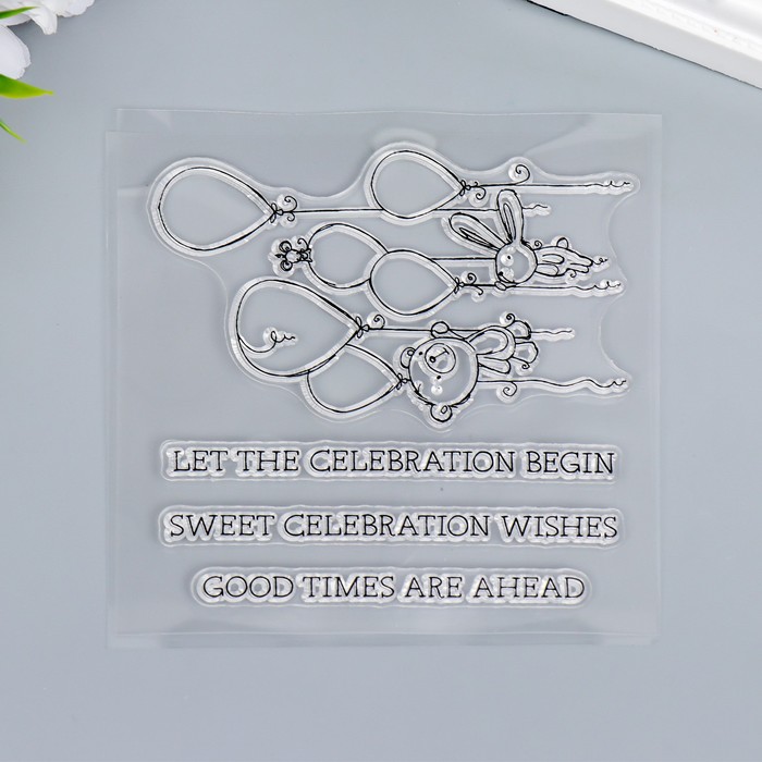 Штамп для творчества силикон "Мишка и зайка с воздушными шариками"
Штамп для творчества силикон "Мишка и зайка с воздушными шариками"