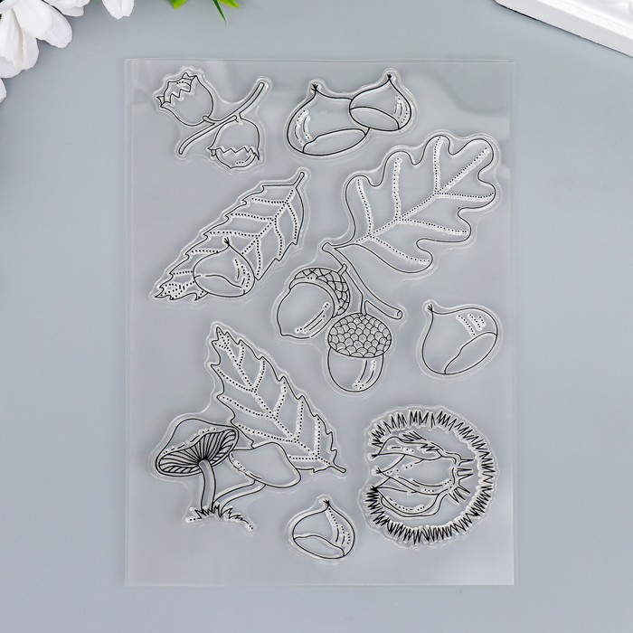 Штамп для творчества силикон "Жёлуди" 16х11 см
Штамп для творчества силикон "Жёлуди" 16х11 см