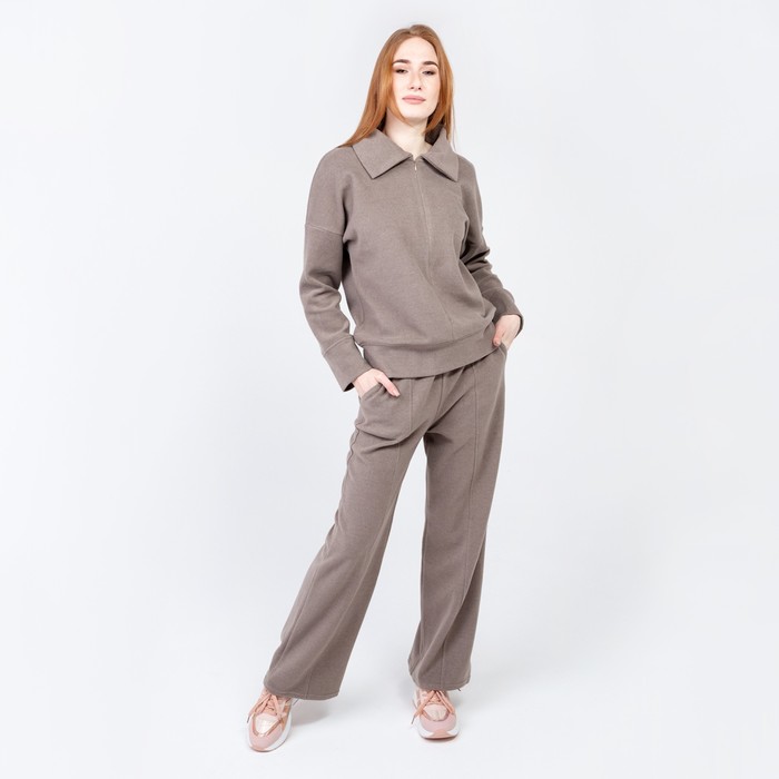 Костюм женский (свитер/брюки), цвет бежевый, размер 50
Костюм женский (свитер/брюки), цвет бежевый, размер 50