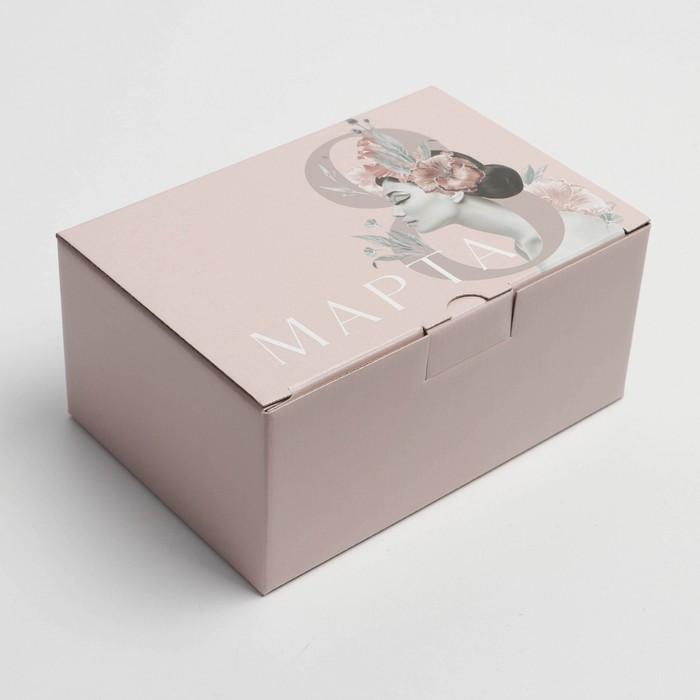 Коробка сборная «С 8 марта», 20 × 15 × 10 см
Коробка сборная «С 8 марта», 20 × 15 × 10 см