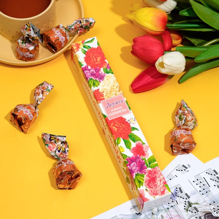 Конфета «Лержен», цветы, с начинкой Карамель, 90 г
Конфета «Лержен», цветы, с начинкой Карамель, 90 г