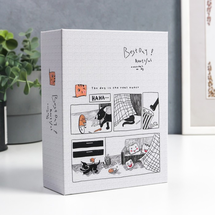 Фотоальбом на 100 фото 10х15 см "Комикс про собаку" 17,9х14,1х5 см
Фотоальбом на 100 фото 10х15 см "Комикс про собаку" 17,9х14,1х5 см