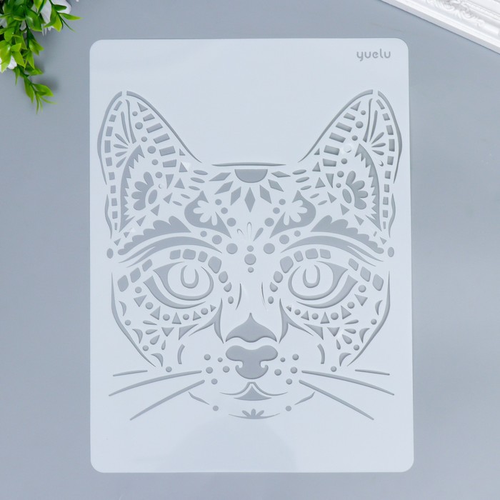 Трафарет пластик "Кошка в стиле мехенди" 29х20,8 см
Трафарет пластик "Кошка в стиле мехенди" 29х20,8 см