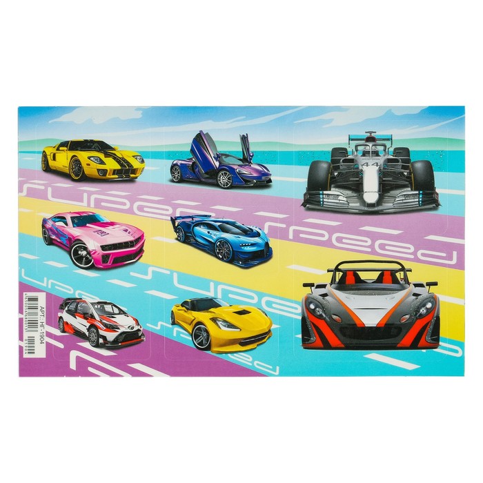 Наклейки "Гонки" глиттер, горы, 16 х 9,7 см
Наклейки "Гонки" глиттер, горы, 16 х 9,7 см