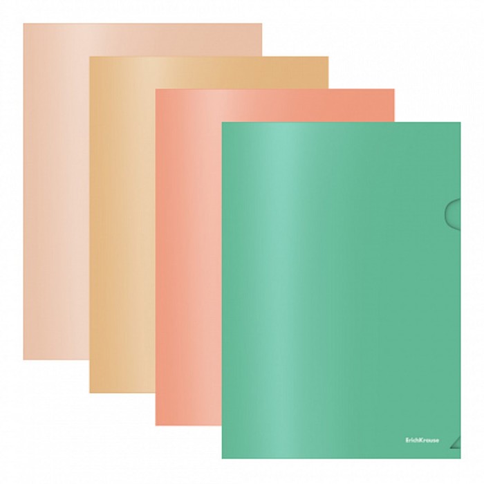 Папка-уголок А4, 180 мкм, ErichKrause Matt Powder, непрозрачная, микс
Папка-уголок А4, 180 мкм, ErichKrause Matt Powder, непрозрачная, микс