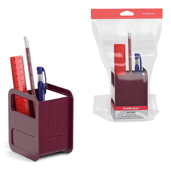 Набор настольный ErichKrause Techno Marsala, 3 предмета, рубиновый
Набор настольный ErichKrause Techno Marsala, 3 предмета, рубиновый