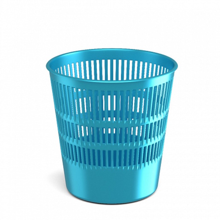 Корзина для бумаг и мусора ErichKrause Ice Metallic, 12 литров, пластик, сетчатая, голубая
Корзина для бумаг и мусора ErichKrause Ice Metallic, 12 литров, пластик, сетчатая, голубая