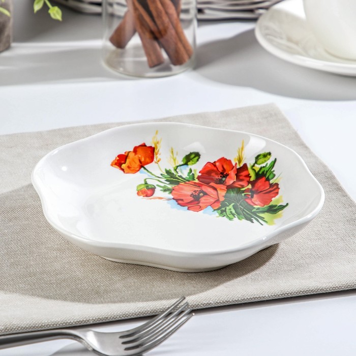 Тарелка «Полевой мак», d=16 см
Тарелка «Полевой мак», d=16 см