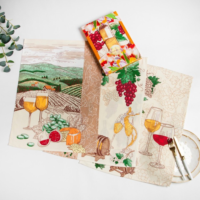 Набор полотенец в коробке Сомелье 45х60 см, 3 шт, рогожка, 160 гр/м2, хлопок 100%
Набор полотенец в коробке Сомелье 45х60 см, 3 шт, рогожка, 160 гр/м2, хлопок 100%