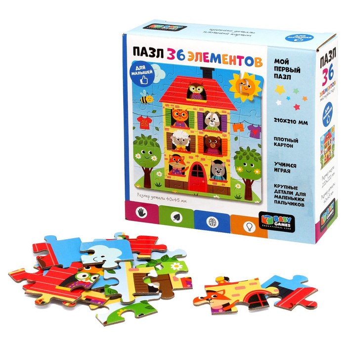 Пазл «Теремок», 36 элементов 
Пазл «Теремок», 36 элементов