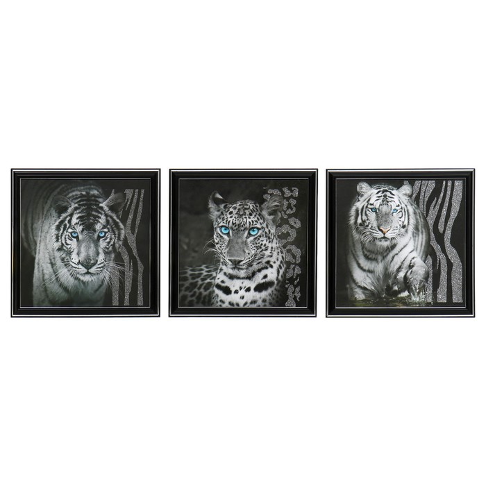 Картина модульная "Тигр" 25х75(28х84) см 3шт-25х25(28х28)см
Картина модульная "Тигр" 25х75(28х84) см 3шт-25х25(28х28)см