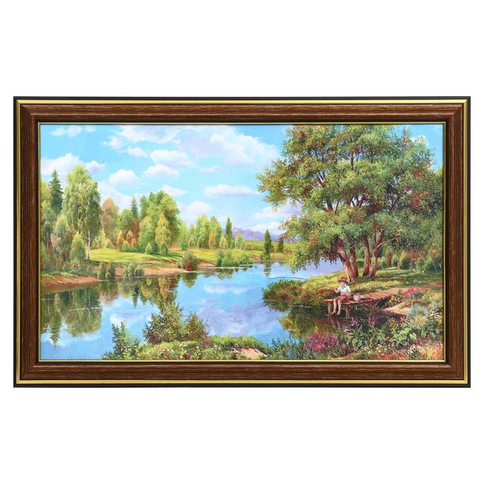 Картина "У реки" 20х30(23х33)см
Картина "У реки" 20х30(23х33)см