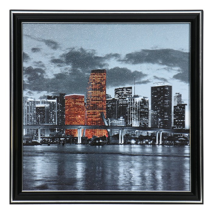 Картина "Ночной город" 25х25(28х28) см
Картина "Ночной город" 25х25(28х28) см