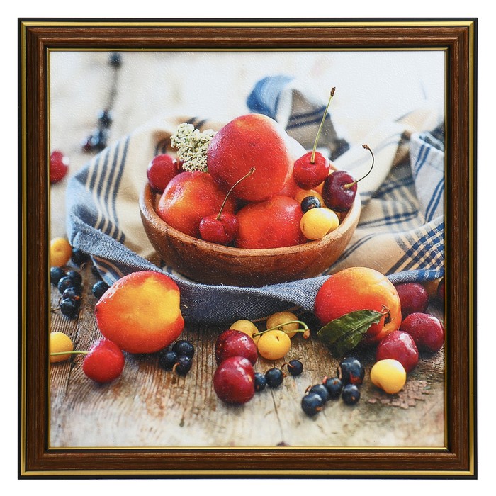 Картина "Ягоды" 25х25(28х28) см
Картина "Ягоды" 25х25(28х28) см