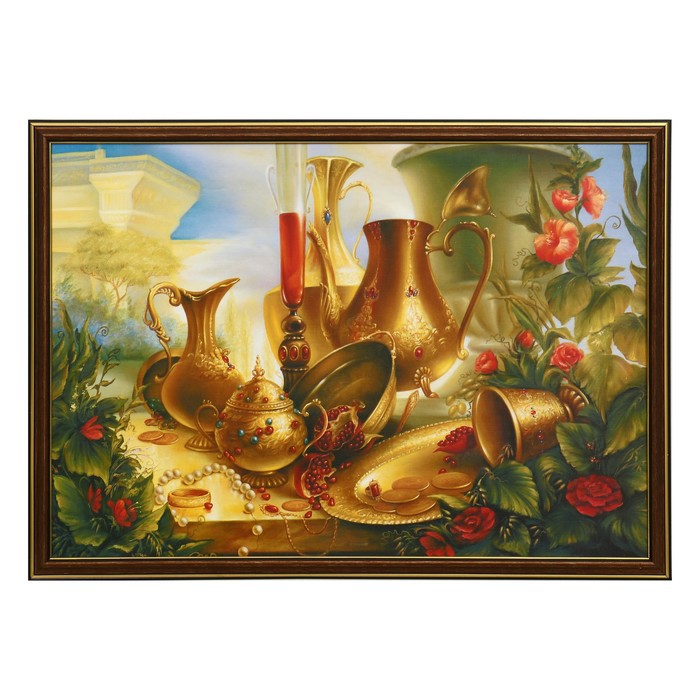 Картина "Натюрморт" 35х50(38х53) см
Картина "Натюрморт" 35х50(38х53) см