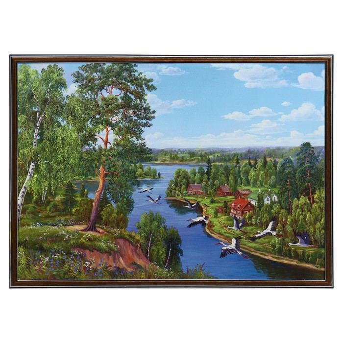 Картина "Утки" 50х70(53х73) см 
Картина "Утки" 50х70(53х73) см