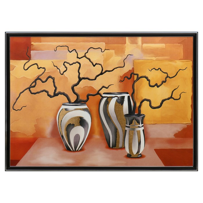 Картина "Вазы" 50х70(53х73) см
Картина "Вазы" 50х70(53х73) см