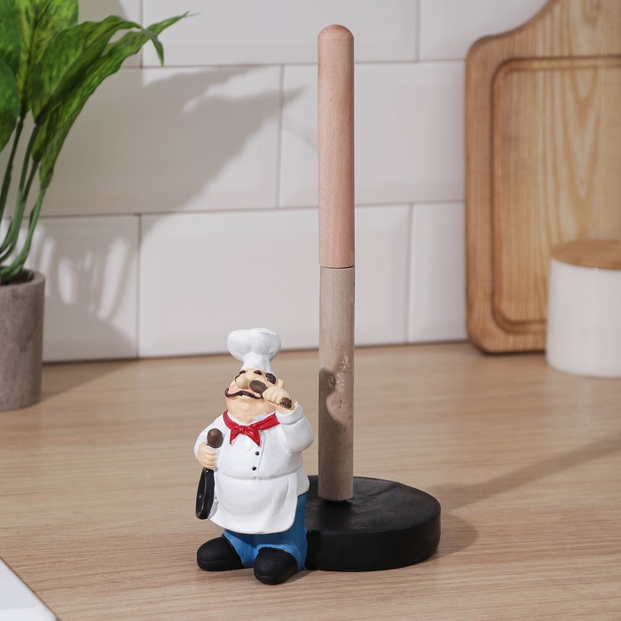 Держатель для бумажных полотенец «Поварёнок», 15×11,5 см
Держатель для бумажных полотенец «Поварёнок», 15×11,5 см