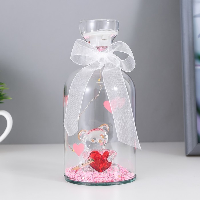 Ночник "Мишка с большим сердцем" LED от батареек LR44 6,5х6,5х13 см
Ночник "Мишка с большим сердцем" LED от батареек LR44 6,5х6,5х13 см