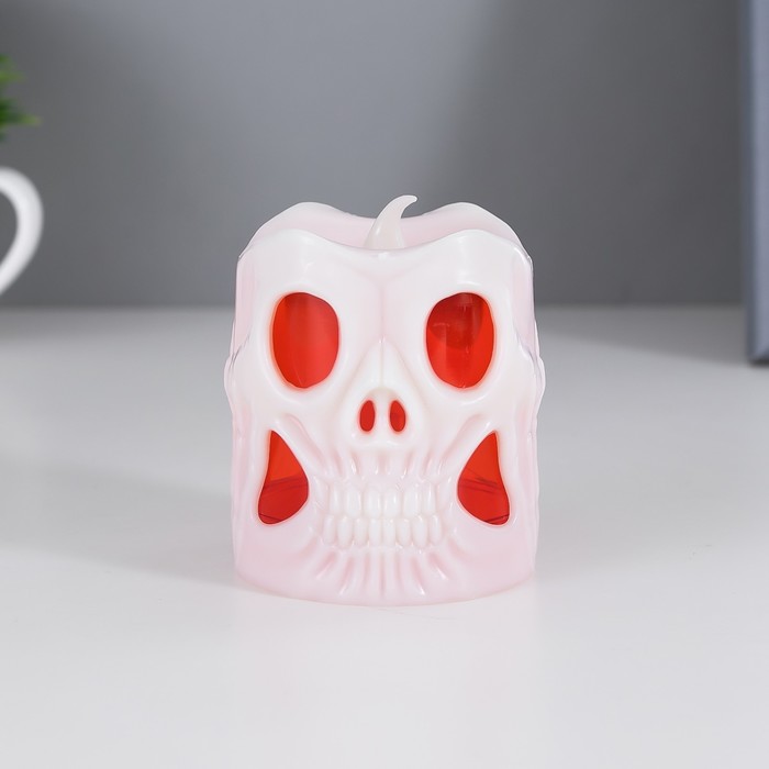 Ночник "Мини-череп" свеча LED от батареек 3хAG10 белый 5,5х5,5х7 см
Ночник "Мини-череп" свеча LED от батареек 3хAG10 белый 5,5х5,5х7 см