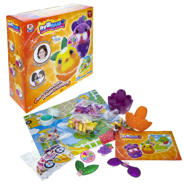 Набор для творчества «Фрутомишка и Цыплоранж»
Набор для творчества «Фрутомишка и Цыплоранж»