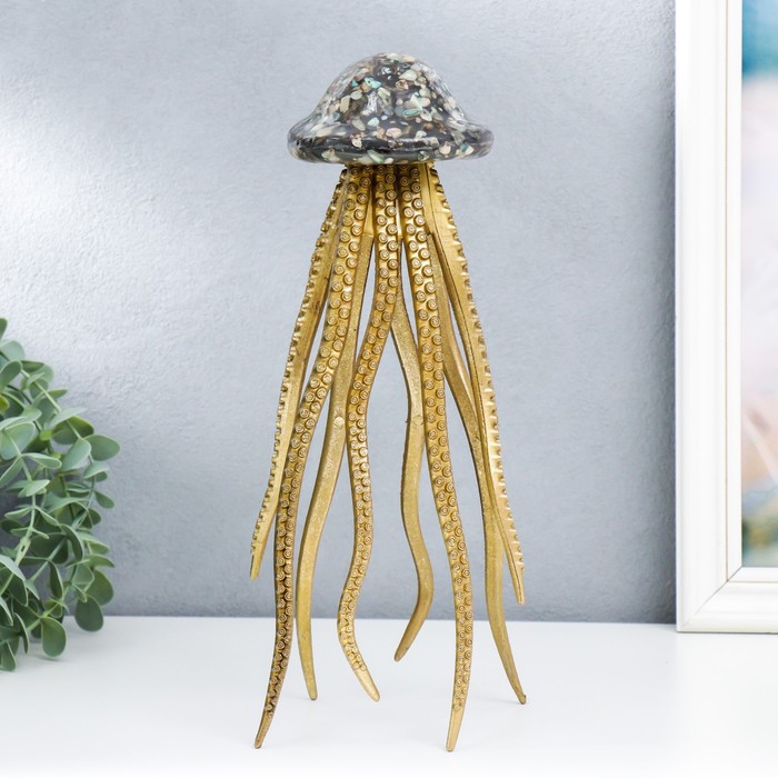 Сувенир полистоун "Осьминог с золотыми щупальцами" 31х16х14см
Сувенир полистоун "Осьминог с золотыми щупальцами" 31х16х14см