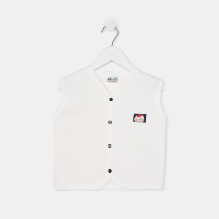 Жилет детский, цвет бежевый, рост 80-86 см
Жилет детский, цвет бежевый, рост 80-86 см