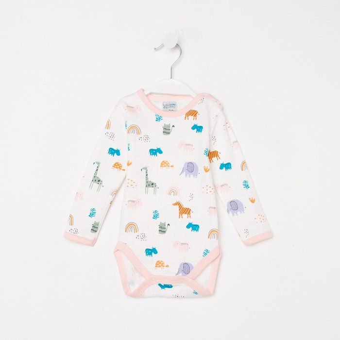 Боди для девочки, цвет молочный/розовый, рост 62-68 см
Боди для девочки, цвет молочный/розовый, рост 62-68 см