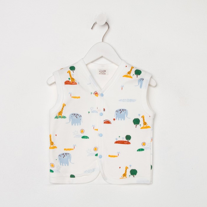 Жилет детский, цвет белый, рост 62-68 см
Жилет детский, цвет белый, рост 62-68 см