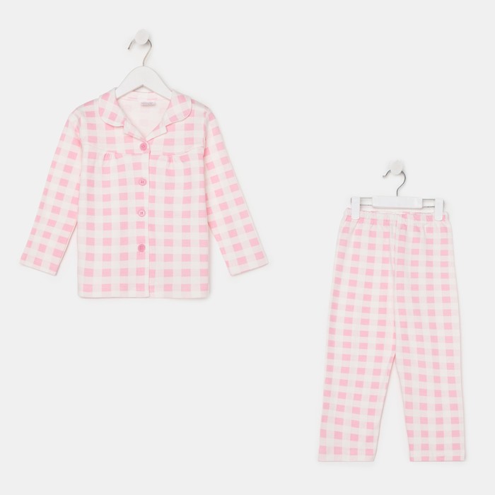 Пижама детская, цвет белый/розовый, рост 92-98 см
Пижама детская, цвет белый/розовый, рост 92-98 см