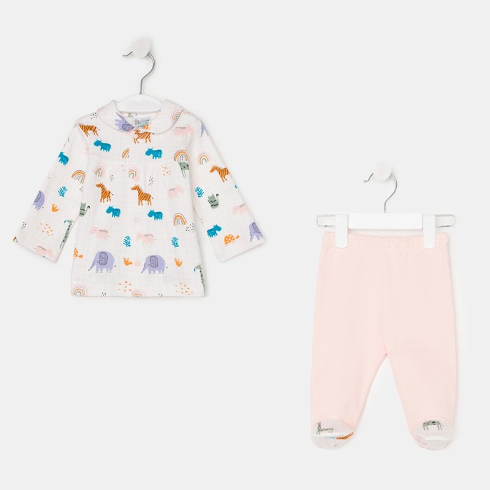 Пижама детская, цвет белый, рост 62-68 см
Пижама детская, цвет белый, рост 62-68 см