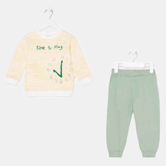 Комплект детский, цвет светло-жёлтый/хаки, рост 74-80 см
Комплект детский, цвет светло-жёлтый/хаки, рост 74-80 см