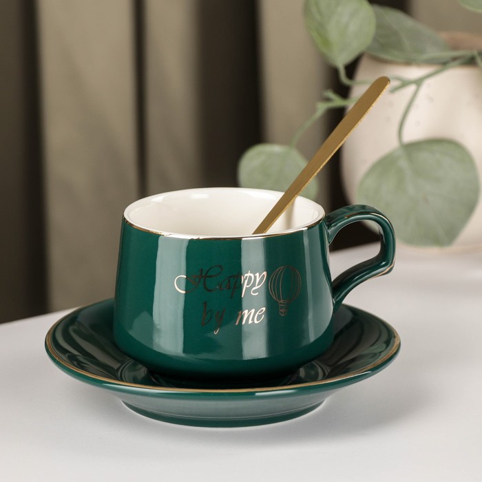 Чайная пара «Настроение», чашка 220 мл, блюдце d=13 см, цвет зелёный
Чайная пара «Настроение», чашка 220 мл, блюдце d=13 см, цвет зелёный