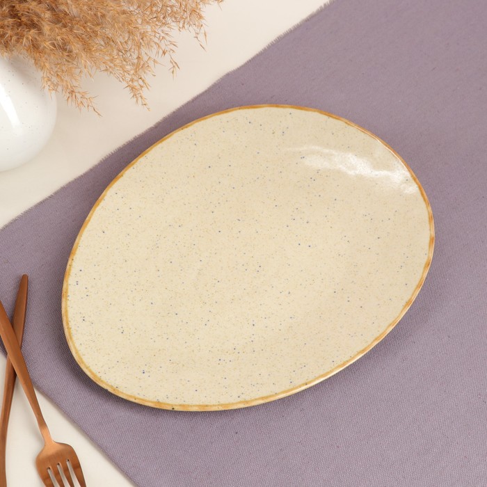 Тарелка подстановочная "Овальная", карамель, 24*30 см
Тарелка подстановочная "Овальная", карамель, 24*30 см