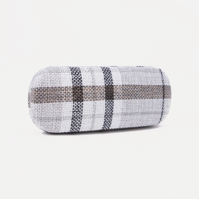 Футляр для очков, 16 × 3 × 6,5 см, цвет серый/чёрный 
Футляр для очков, 16 × 3 × 6,5 см, цвет серый/чёрный