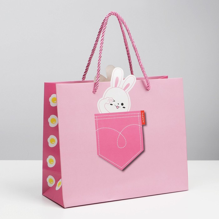 Пакет «Зайчик с морковкой», 23 х 9 х 19 см 
Пакет «Зайчик с морковкой», 23 х 9 х 19 см