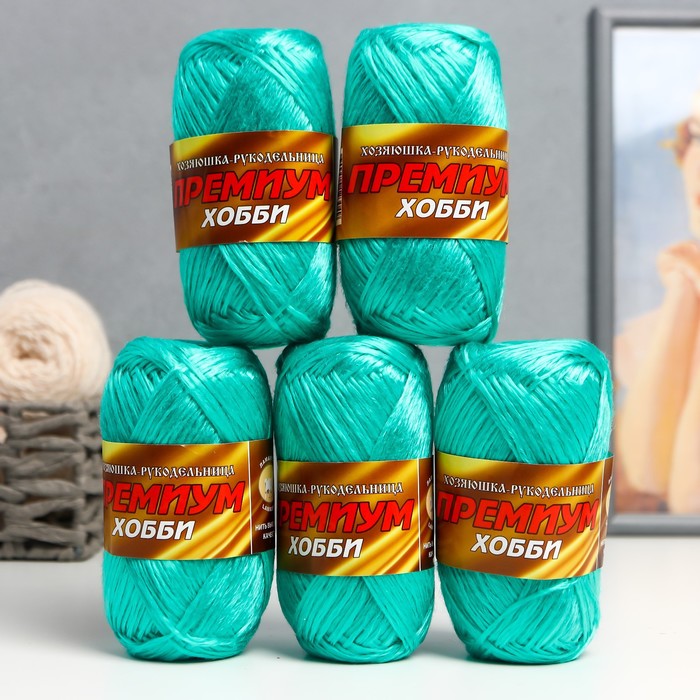 Пряжа "ПРЕМИУМ ХОББИ" 100% полипропилен 160м/50гр набор 5 шт (Кипарис)
Пряжа "ПРЕМИУМ ХОББИ" 100% полипропилен 160м/50гр набор 5 шт (Кипарис)