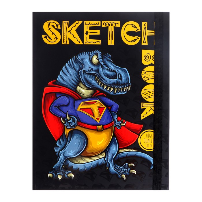 Скетчбук А5, 40 листов Dino, твёрдая обложка, матовая ламинация, выборочный лак, резинка, 100 г/м²
Скетчбук А5, 40 листов Dino, твёрдая обложка, матовая ламинация, выборочный лак, резинка, 100 г/м²