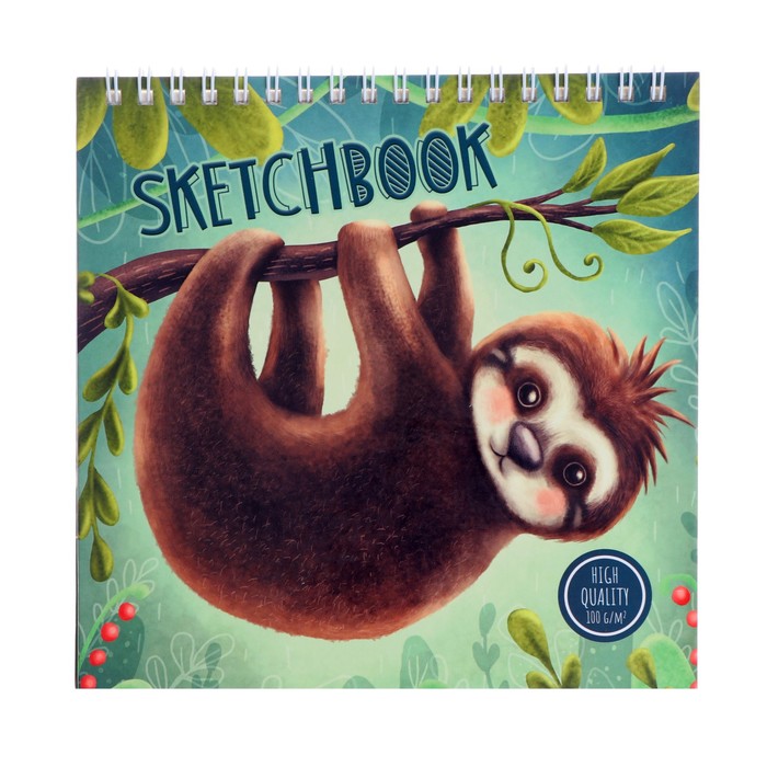 Скетчбук 165 х 165 мм, 40 листов на гребне "Ленивец", твёрдая обложка, глянцевая ламинация, блок 100 г/м²
Скетчбук 165 х 165 мм, 40 листов на гребне "Ленивец", твёрдая обложка, глянцевая ламинация, блок 100 г/м²