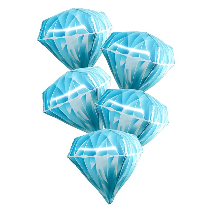 Шар фольгированный 28" «Алмаз» 3D, набор 5 шт., цвет голубой
Шар фольгированный 28" «Алмаз» 3D, набор 5 шт., цвет голубой